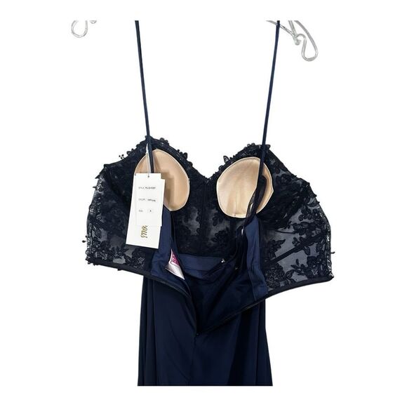 NWT Promgirl Sheer-Bodice Long  Sweetheart Prom Dress size 6 - Picture 12 of 13